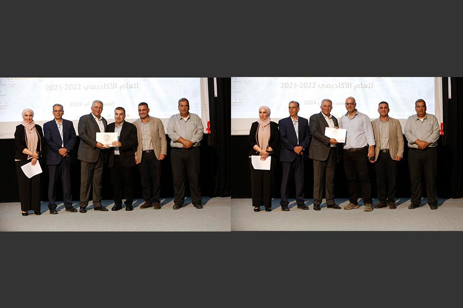 Al-Quds Bard College’s Researcher Receive Awards at Al-Quds University’s Annual Research Awards